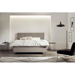 Schlaraffia Boxspringbett Saga, GELTEX®-Topper, Metallfuß in Chrom, niedrige Kopfteilhöhe von 113 cm