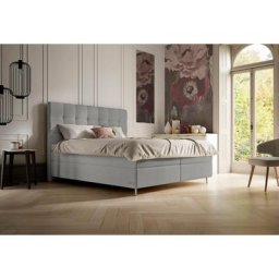 Schlaraffia Boxspringbett Aida, inkl. BULTEX® Topper, Metallfuß in chrom