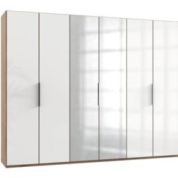 Fresh To Go Kleiderschrank Level mit Glas- und Spiegeltüren