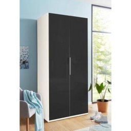 Fresh To Go Kleiderschrank Level Türen vollflächig mit farbigem Glas