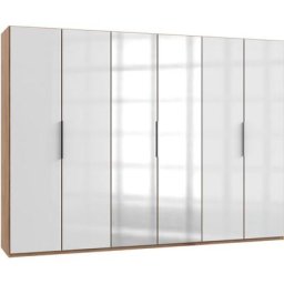 Fresh To Go Kleiderschrank Level mit Glas- und Spiegeltüren