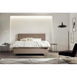 Schlaraffia Boxspringbett Saga, GELTEX®-Topper, Metallfuß in Chrom, niedrige Kopfteilhöhe von 113 cm