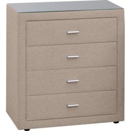 ADA trendline Nachttisch Darcy, mit Glasplatte