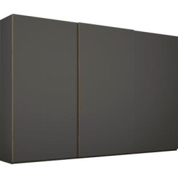 rauch Schwebetürenschrank Yubari grifflose Front mit Eiche Artisan Kanten, inklusive Außentürendämpfer