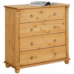 Home affaire Schubkastenkommode Tessin, Breite 90 cm, aus Kiefer massiv