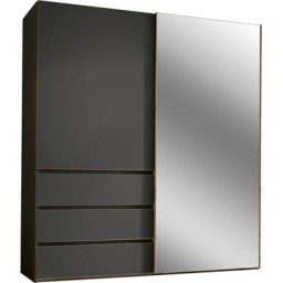 rauch Schwebetürenschrank Yubari grifflose Front, Schubkästen mit Selbsteinzug und Dämpfung