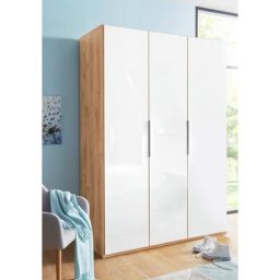 Fresh To Go Kleiderschrank Level Türen vollflächig mit farbigem Glas