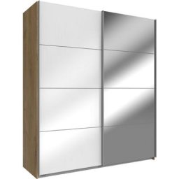 Wimex Schwebetürenschrank Easy mit Glas und Spiegel