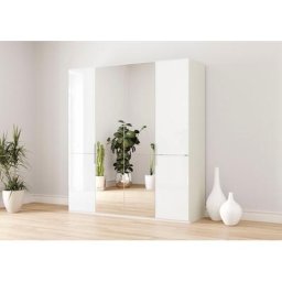 GALLERY M branded by Musterring Drehtürenschrank Imola W inkl. Einlegeböden und Kleiderstangen, mit Glas- und Spiegeltüren