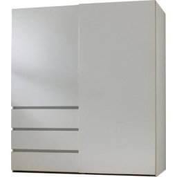 rauch Schwebetürenschrank Yubari grifflose Front, Schubkästen mit Selbsteinzug und Dämpfung