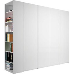 Müller SMALL LIVING Drehtürenschrank Modular Plus Variante 5 inklusive links oder rechts montierbarem Anbauregal