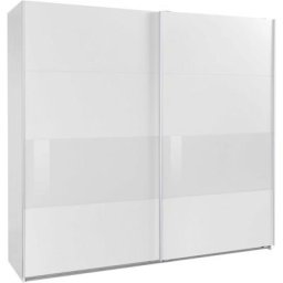 Wimex Schwebetürenschrank Bramfeld mit Glaselementen und zusätzlichen Einlegeböden