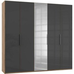 Fresh To Go Kleiderschrank Level mit Glas- und Spiegeltüren