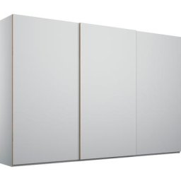 rauch Schwebetürenschrank Yubari grifflose Front mit Eiche Artisan Kanten, inklusive Außentürendämpfer