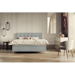 Schlaraffia Boxspringbett Aida, inklusive GELTEX®-Topper, Metallfuß in chrome, mit niedrigem Kopfteil