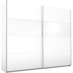 rauch Schwebetürenschrank Quadra mit Glaselementen