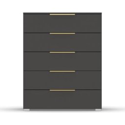 rauch Kommode Skat Glamour, mit goldenen Griffen