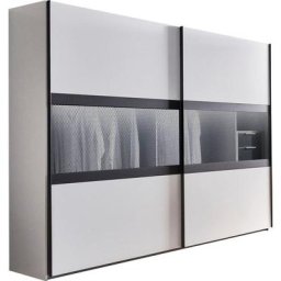 Fresh To Go Schwebetürenschrank Alicante Mit Wabenglas