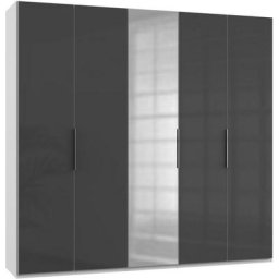 Fresh To Go Kleiderschrank Level mit Glas- und Spiegeltüren