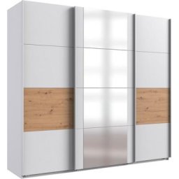 Wimex Schwebetürenschrank Barmbek mit 2 Stoffboxen und zusätzlichen Einlegeböden