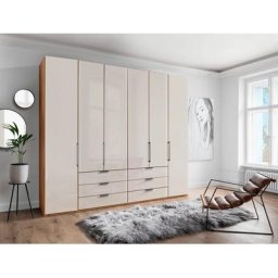 WIEMANN Drehtürenschrank Monaco mit Glasfront sowie hochwertige Beschläge inkl. Dämpfung