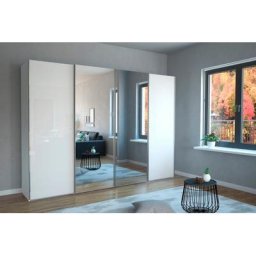 WIEMANN Schwebetürenschrank Monaco hochwertige Glas- und Spiegelfront