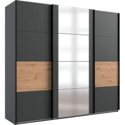 Wimex Schwebetürenschrank Barmbek mit 2 Stoffboxen und zusätzlichen Einlegeböden