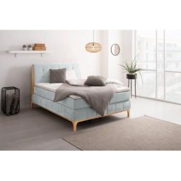 OTTO products Boxspringbett Jelle (5-St), zertifizierte, recycelte Bezugsstoffe, verschiedene Ausführungen