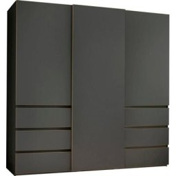 rauch Schwebetürenschrank Yubari grifflose Front, Schubkästen mit Selbsteinzug und Dämpfung