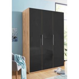 Fresh To Go Kleiderschrank Level Türen vollflächig mit farbigem Glas