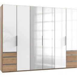 Fresh To Go Kleiderschrank Level mit Glas-und Spiegeltüren