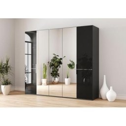 GALLERY M branded by Musterring Drehtürenschrank Imola W inkl. Einlegeböden und Kleiderstangen, mit Glas- und Spiegeltüren