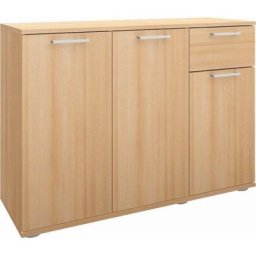 borchardt Möbel Kommode Tim, Breite 100 cm, glänzende Metallgriffe