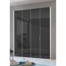 Fresh To Go Kleiderschrank Level Türen vollflächig mit farbigem Glas