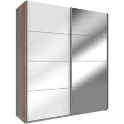 Wimex Schwebetürenschrank Easy mit Glas und Spiegel