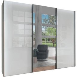 WIEMANN Schwebetürenschrank Monaco hochwertige Glas- und Spiegelfront