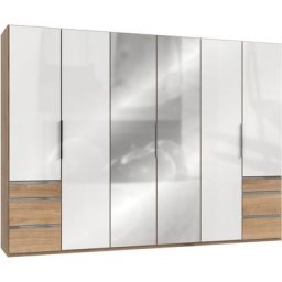 Fresh To Go Kleiderschrank Level mit Glas-und Spiegeltüren