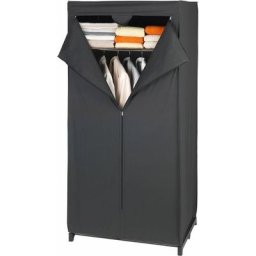 WENKO Kleiderschrank Deep Black Maße (B x H x T): 75 x 160 x 50 cm