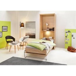 priess Schrankbett Ancona mit Regal und LED-Beleuchtung