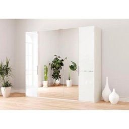 GALLERY M branded by Musterring Drehtürenschrank Imola W inkl. Einlegeböden und Kleiderstangen, mit Glas- und Spiegeltüren