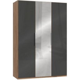 Fresh To Go Kleiderschrank Level mit Glas- und Spiegeltüren