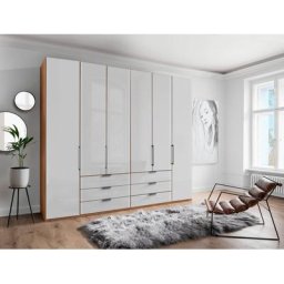 WIEMANN Drehtürenschrank Monaco mit Glasfront sowie hochwertige Beschläge inkl. Dämpfung