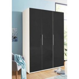 Fresh To Go Kleiderschrank Level Türen vollflächig mit farbigem Glas