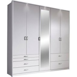 rauch Drehtürenschrank Wildberg mit Schubkästen und Passepartout-Rahmen