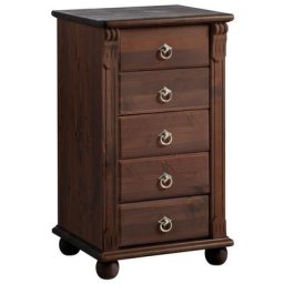 Home affaire Schubkastenkommode Tessin, Höhe 75 cm, Kiefer massiv mit 4 Schubladen