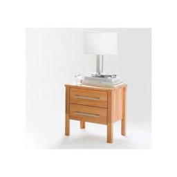 Home affaire Nachtkonsole Modesty, aus massivem Kernbuchen Holz, mit 2 Schubladen, Breite 45 cm
