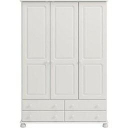 Home affaire Kleiderschrank Richmond mit 3 Türen und 4 Schubladen, Breite 129 cm