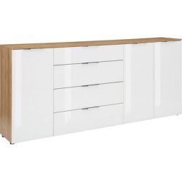 Maja Möbel Kommode TREND, mit edlen Glasfronten