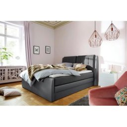 COLLECTION AB Boxspringbett Rubene, inkl. Bettkasten und Topper