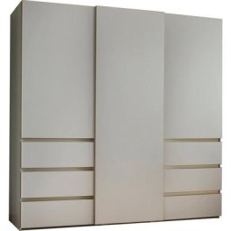 rauch Schwebetürenschrank Yubari grifflose Front, Schubkästen mit Selbsteinzug und Dämpfung